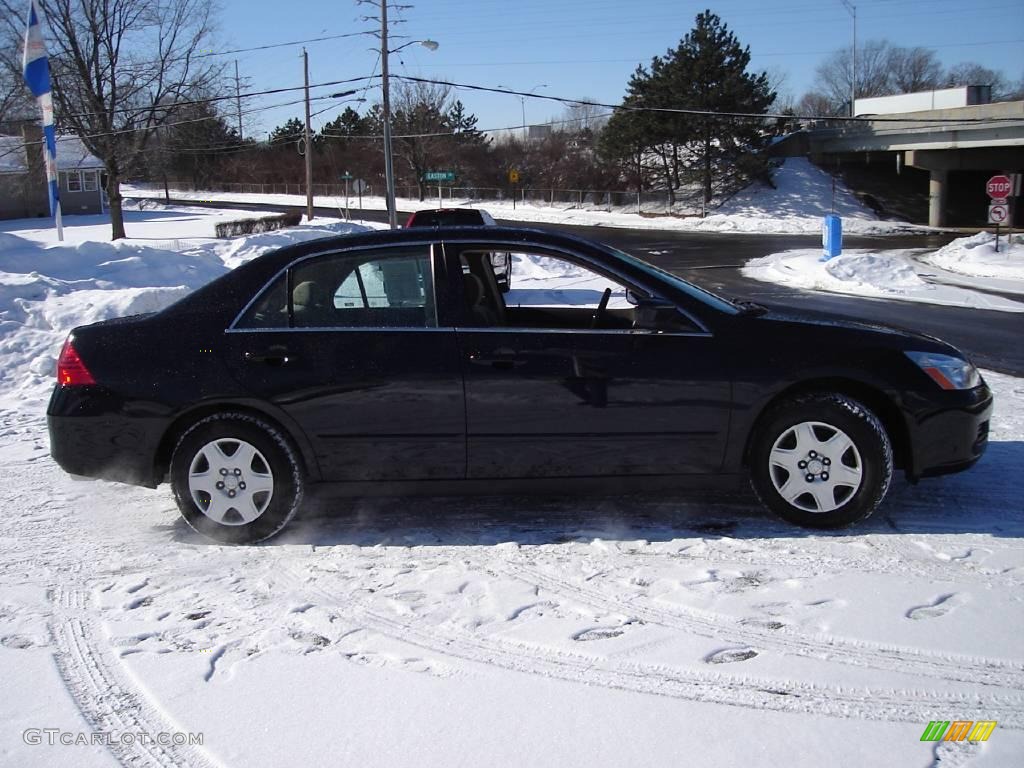 2006 Accord LX Sedan - Nighthawk Black Pearl / Ivory photo #6
