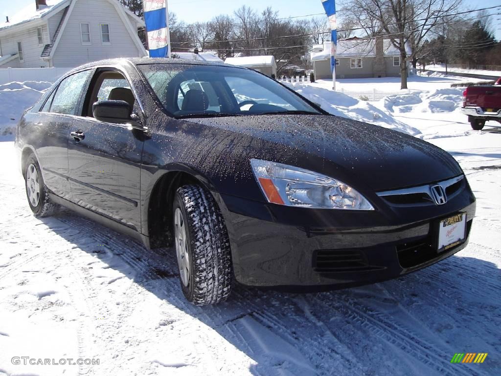 2006 Accord LX Sedan - Nighthawk Black Pearl / Ivory photo #7