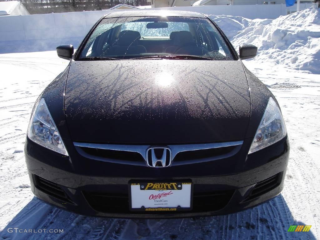 2006 Accord LX Sedan - Nighthawk Black Pearl / Ivory photo #8