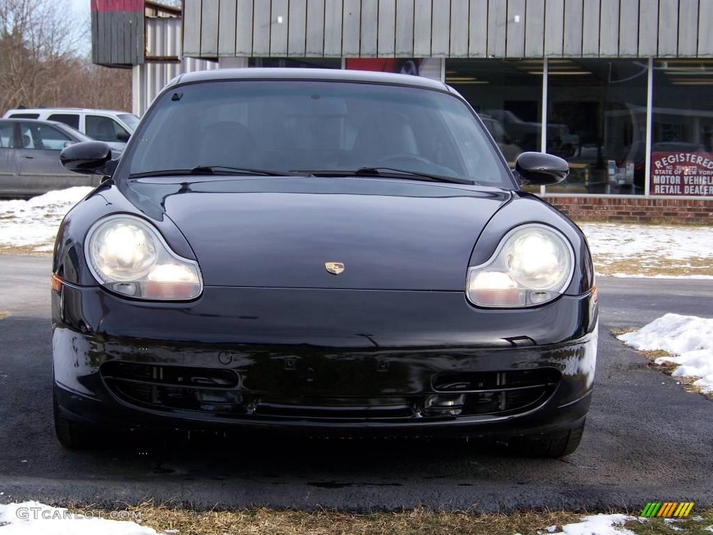 1999 911 Carrera 4 Coupe - Black Metallic / Black photo #2