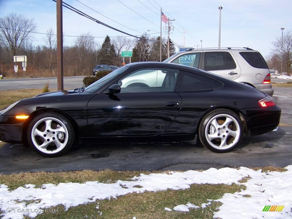 1999 911 Carrera 4 Coupe - Black Metallic / Black photo #8