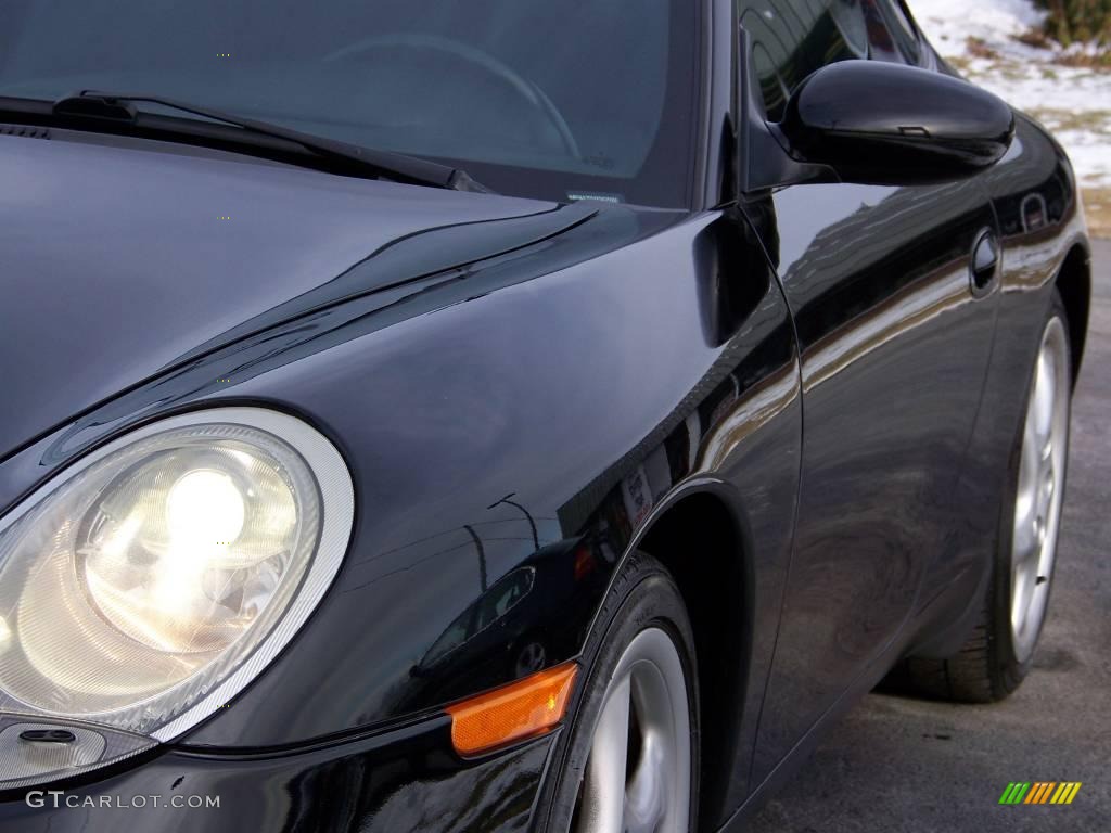 1999 911 Carrera 4 Coupe - Black Metallic / Black photo #11