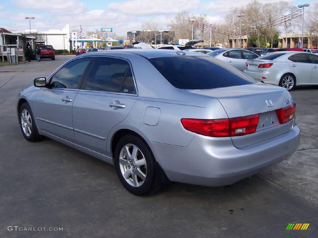 2005 Accord EX-L V6 Sedan - Satin Silver Metallic / Black photo #3