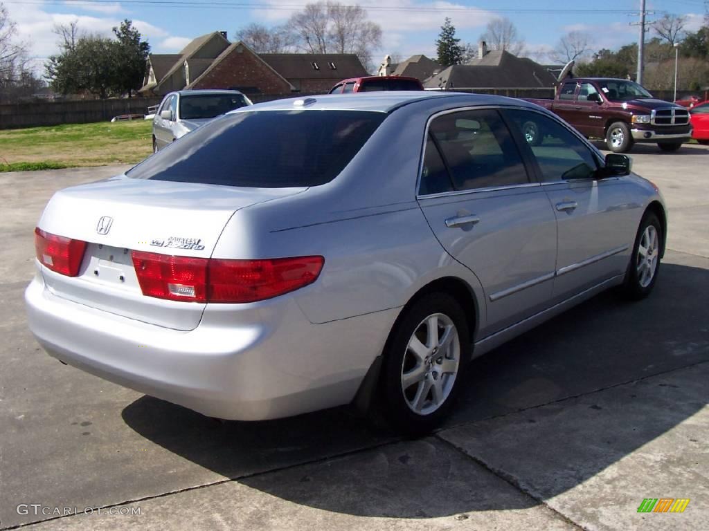 2005 Accord EX-L V6 Sedan - Satin Silver Metallic / Black photo #5