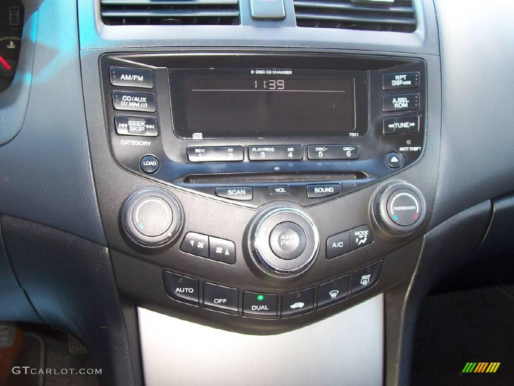 2005 Accord EX-L V6 Sedan - Satin Silver Metallic / Black photo #15