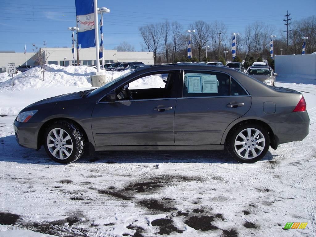 2006 Accord EX-L V6 Sedan - Carbon Bronze Pearl / Black photo #2