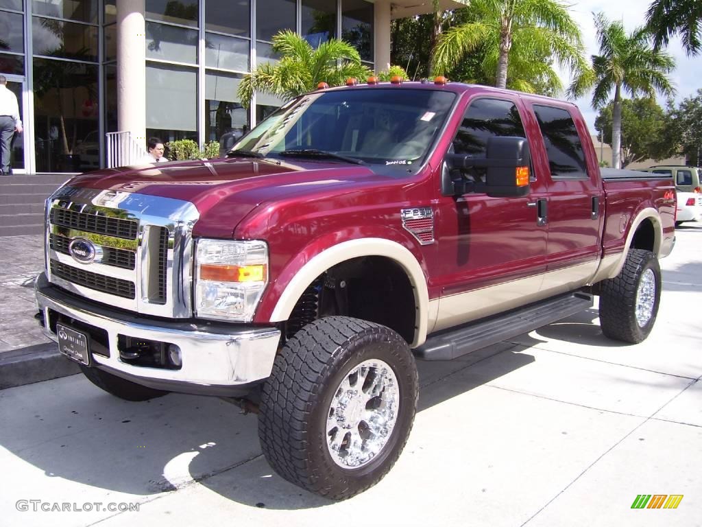 Dark Toreador Red Ford F250 Super Duty