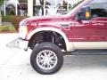 2008 Dark Toreador Red Ford F250 Super Duty Lariat Crew Cab 4x4  photo #3