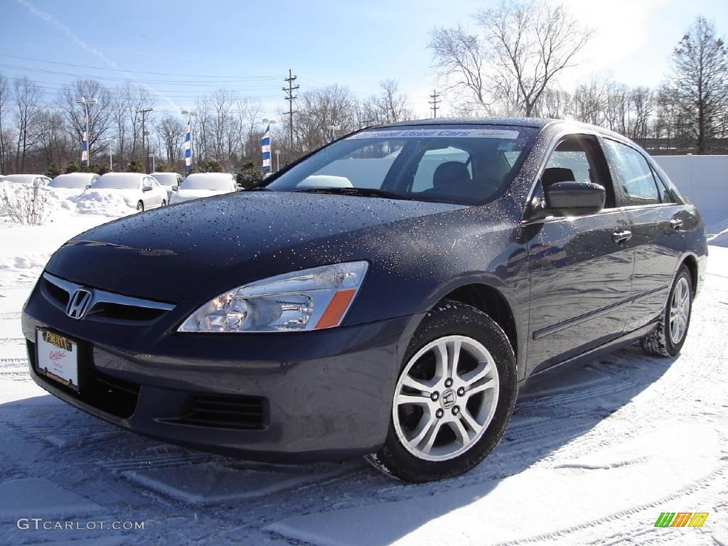 2006 Accord SE Sedan - Graphite Pearl / Gray photo #1