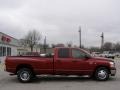 2007 Inferno Red Crystal Pearl Dodge Ram 3500 Big Horn Quad Cab Dually  photo #2