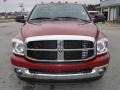 2007 Inferno Red Crystal Pearl Dodge Ram 3500 Big Horn Quad Cab Dually  photo #8