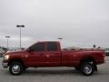 2008 Inferno Red Crystal Pearl Dodge Ram 3500 ST Quad Cab 4x4 Dually  photo #6