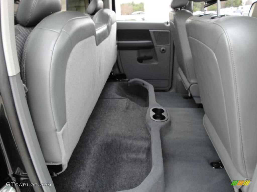 2008 Ram 1500 SLT Quad Cab 4x4 - Brilliant Black Crystal Pearl / Medium Slate Gray photo #19