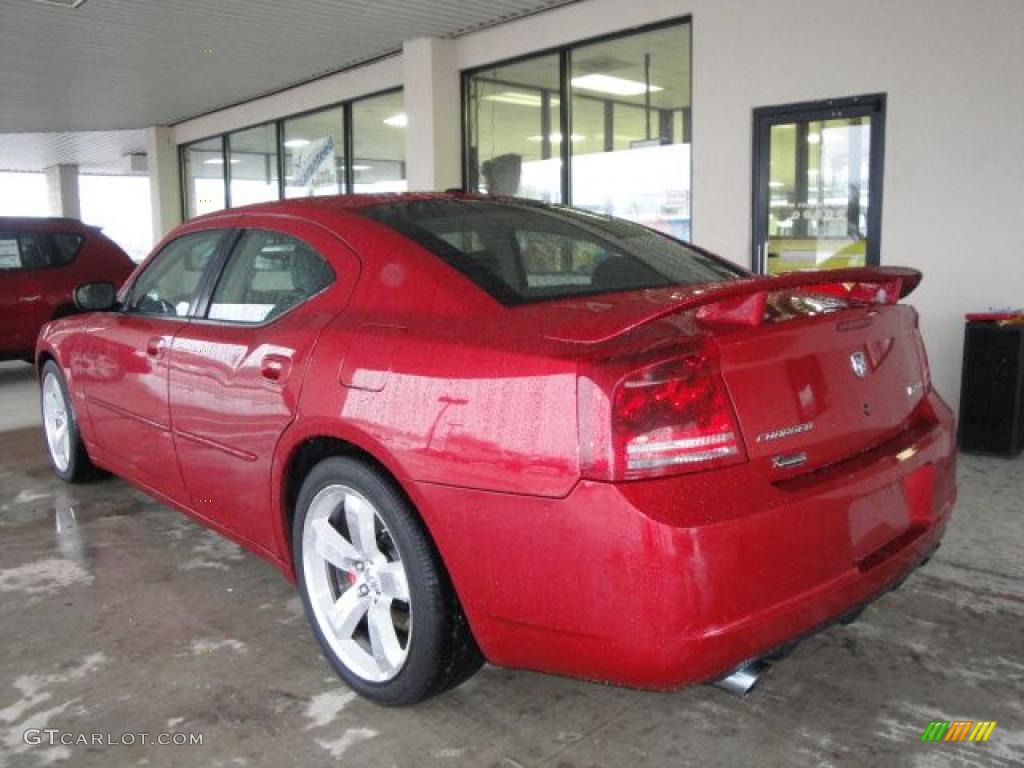 2006 Charger SRT-8 - Inferno Red Crystal Pearl / Dark Slate Gray/Light Slate Gray photo #3