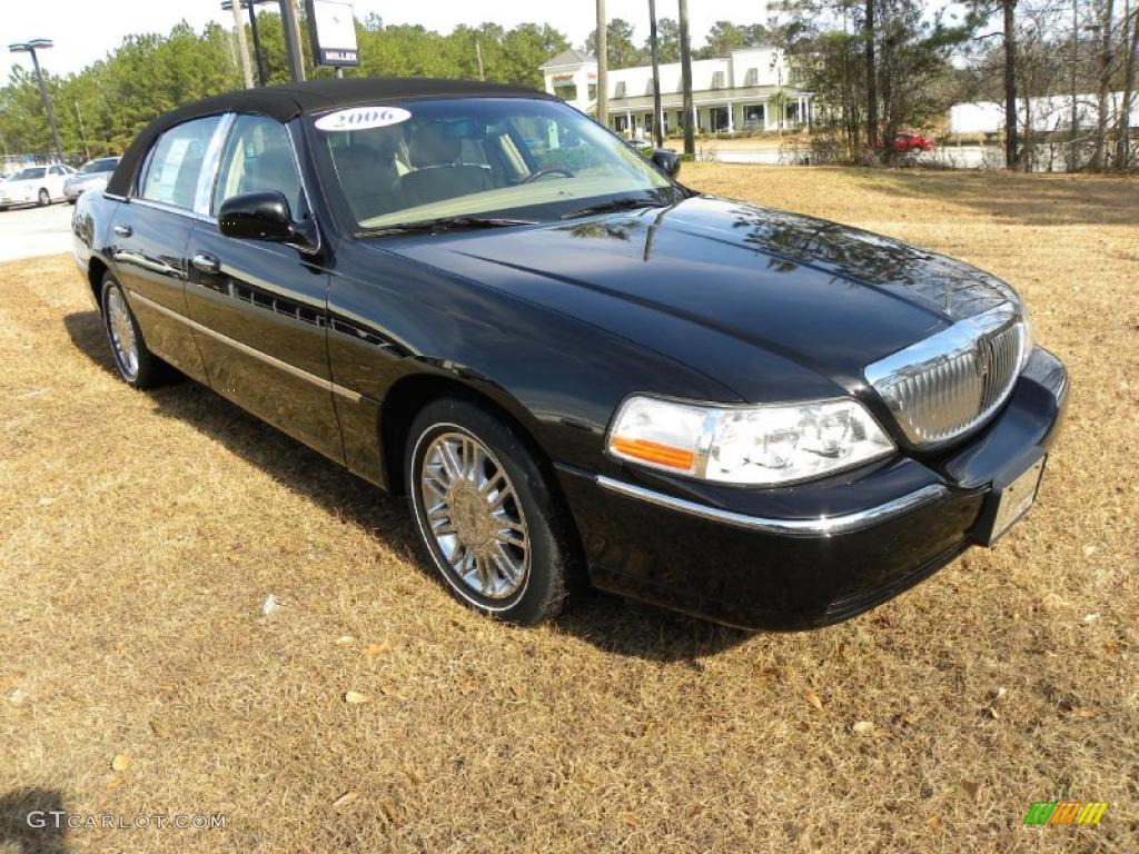 Black Lincoln Town Car