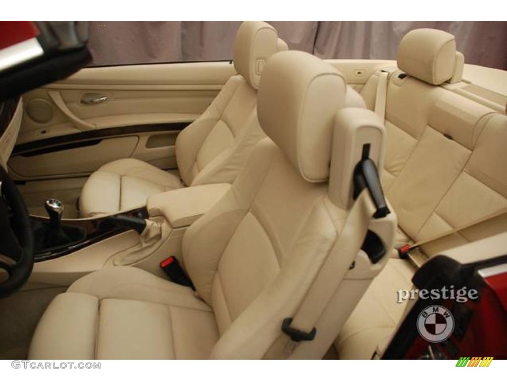 2009 3 Series 335i Convertible - Crimson Red / Beige photo #9