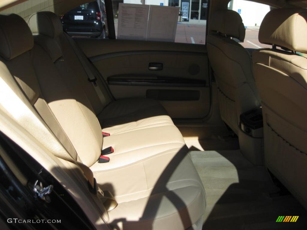 2002 7 Series 745Li Sedan - Jet Black / Beige III photo #12