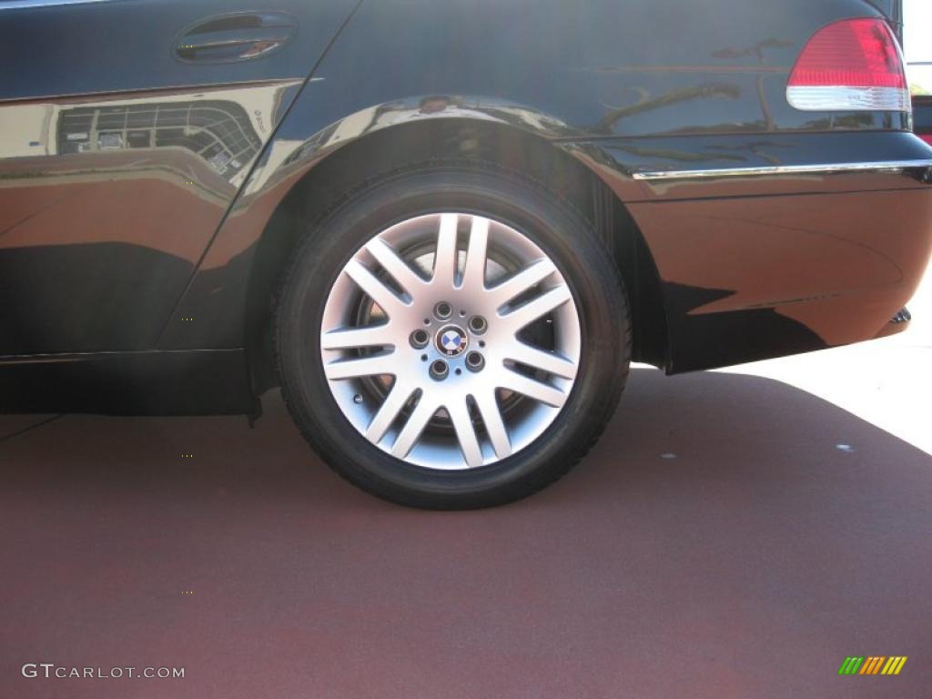 2002 7 Series 745Li Sedan - Jet Black / Beige III photo #20