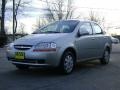 2004 Galaxy Silver Metallic Chevrolet Aveo LS Sedan  photo #3