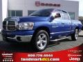 2007 Electric Blue Pearl Dodge Ram 1500 Thunder Road Quad Cab  photo #1