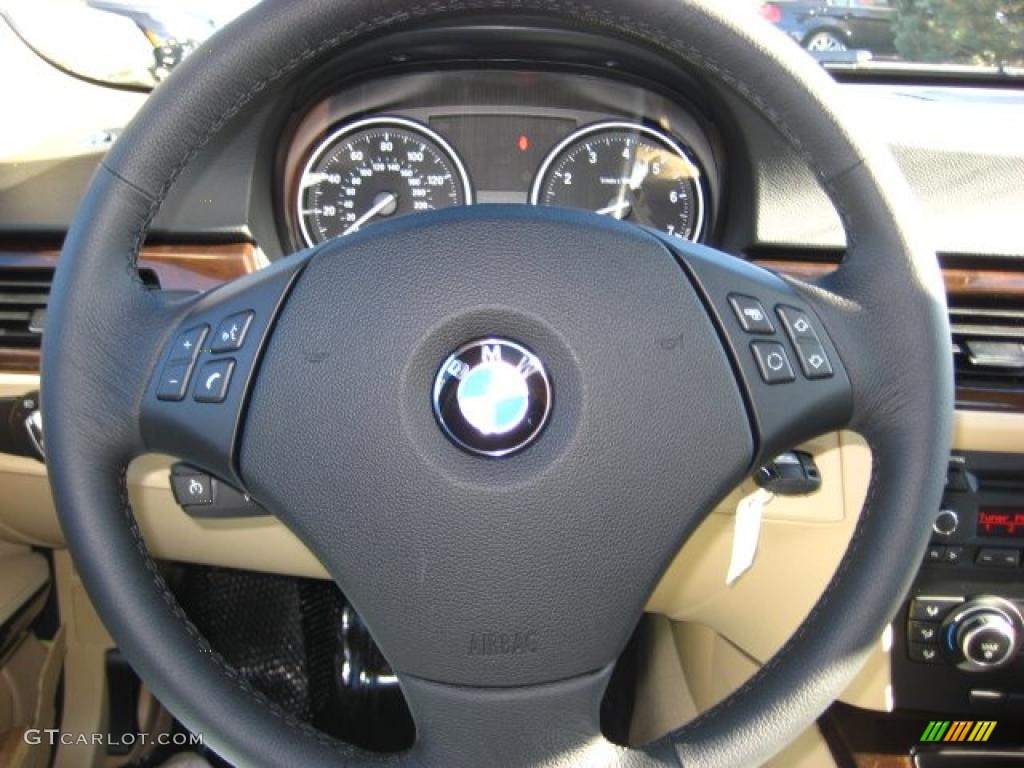 2010 3 Series 328i xDrive Sedan - Monaco Blue Metallic / Beige Dakota Leather photo #14