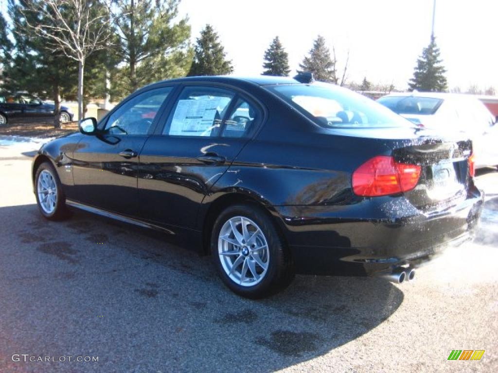 2010 3 Series 328i xDrive Sedan - Jet Black / Black Dakota Leather photo #2
