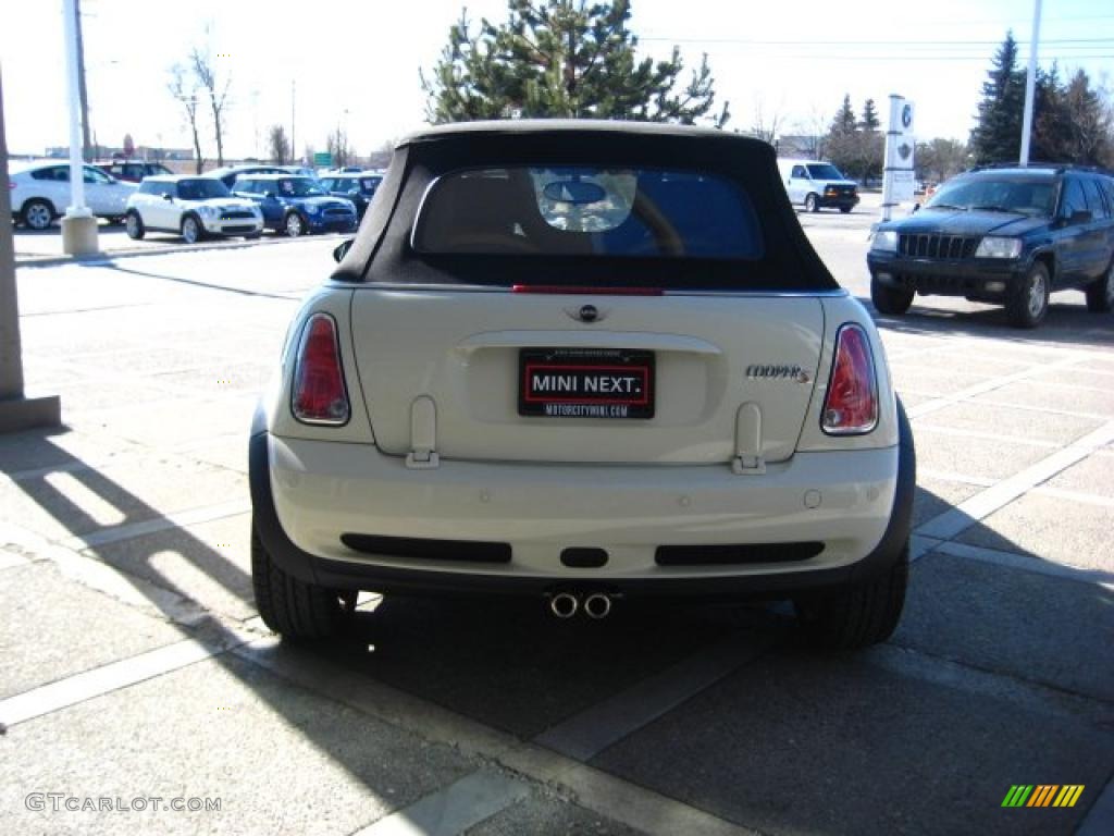 2007 Cooper S Convertible - Pepper White / Cordoba Beige photo #7