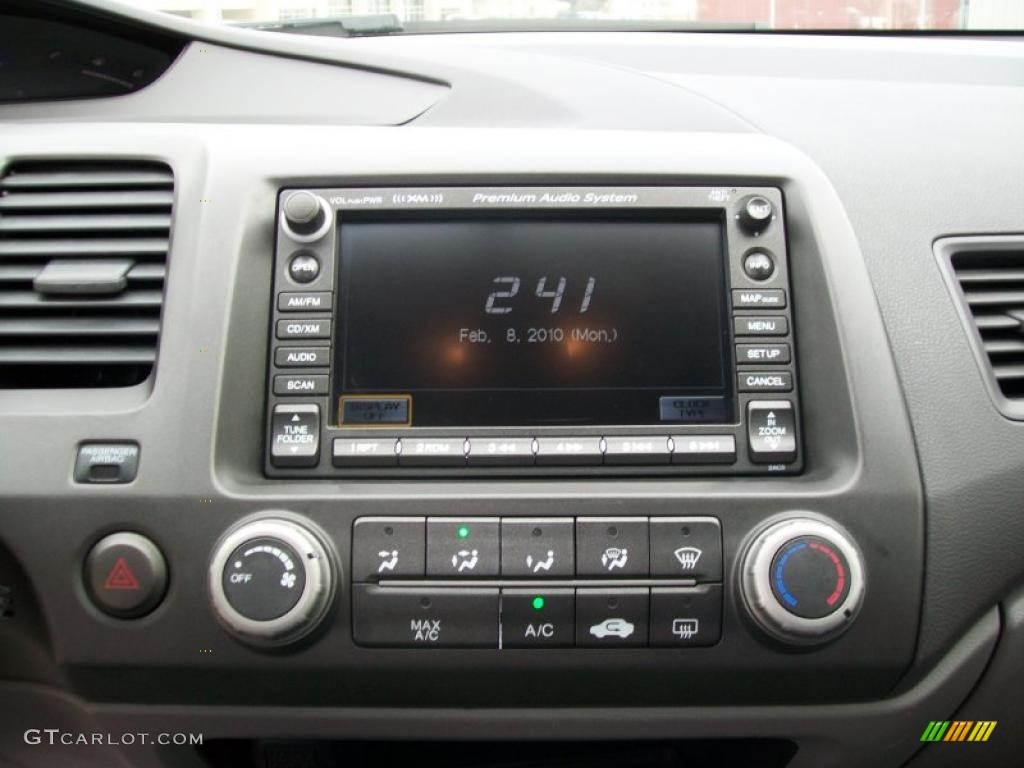 2007 Civic EX Coupe - Alabaster Silver Metallic / Gray photo #31