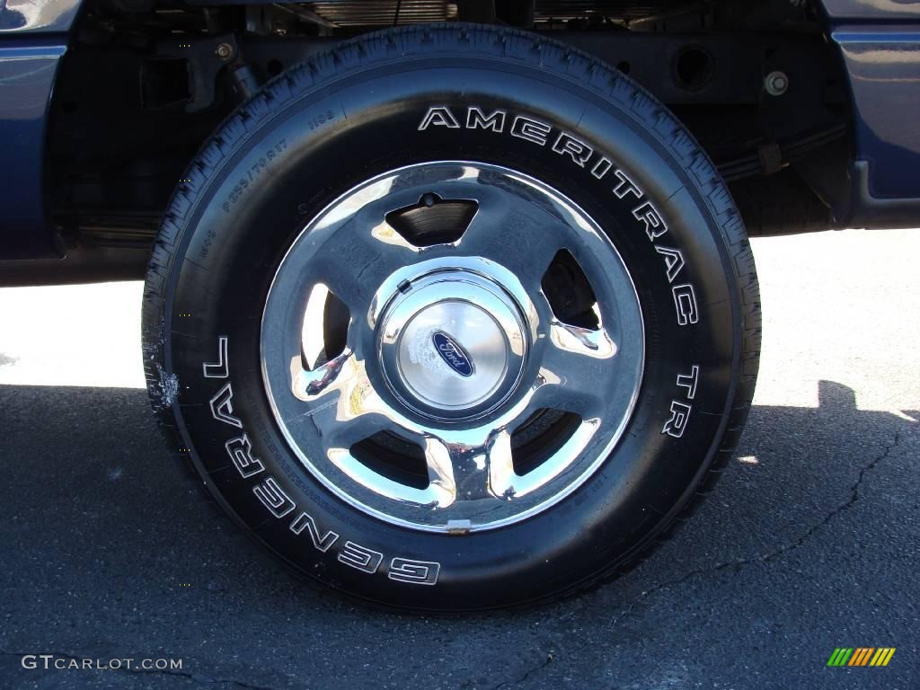 2004 F150 XLT Regular Cab 4x4 - True Blue Metallic / Dark Flint photo #9