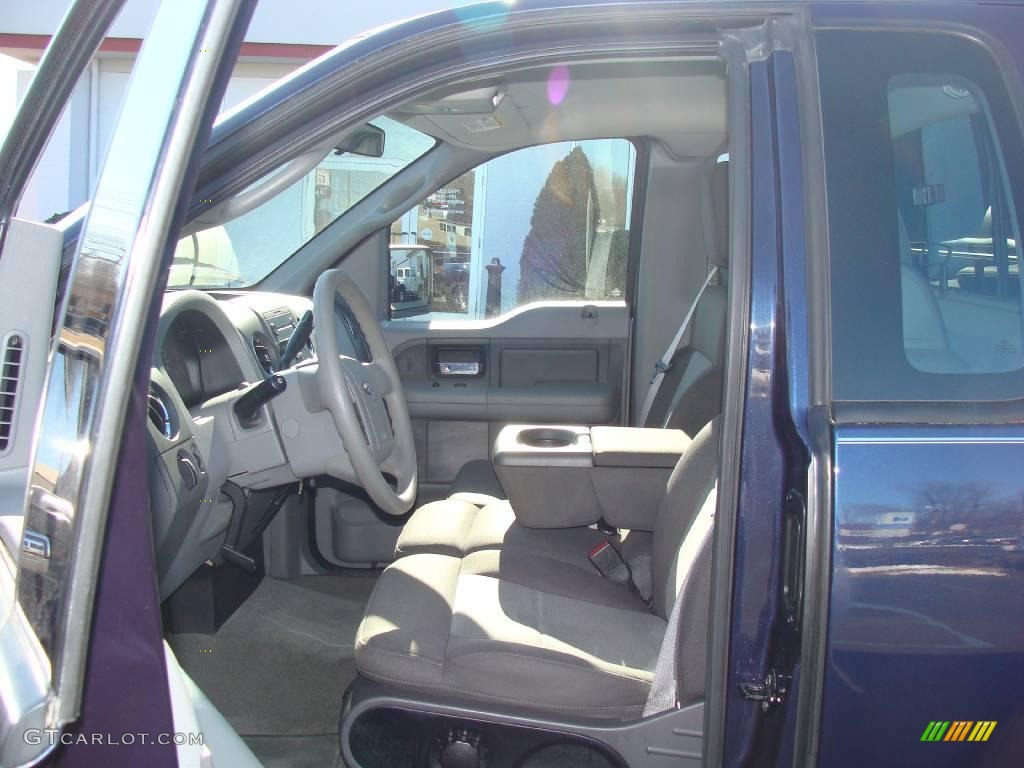 2004 F150 XLT Regular Cab 4x4 - True Blue Metallic / Dark Flint photo #11