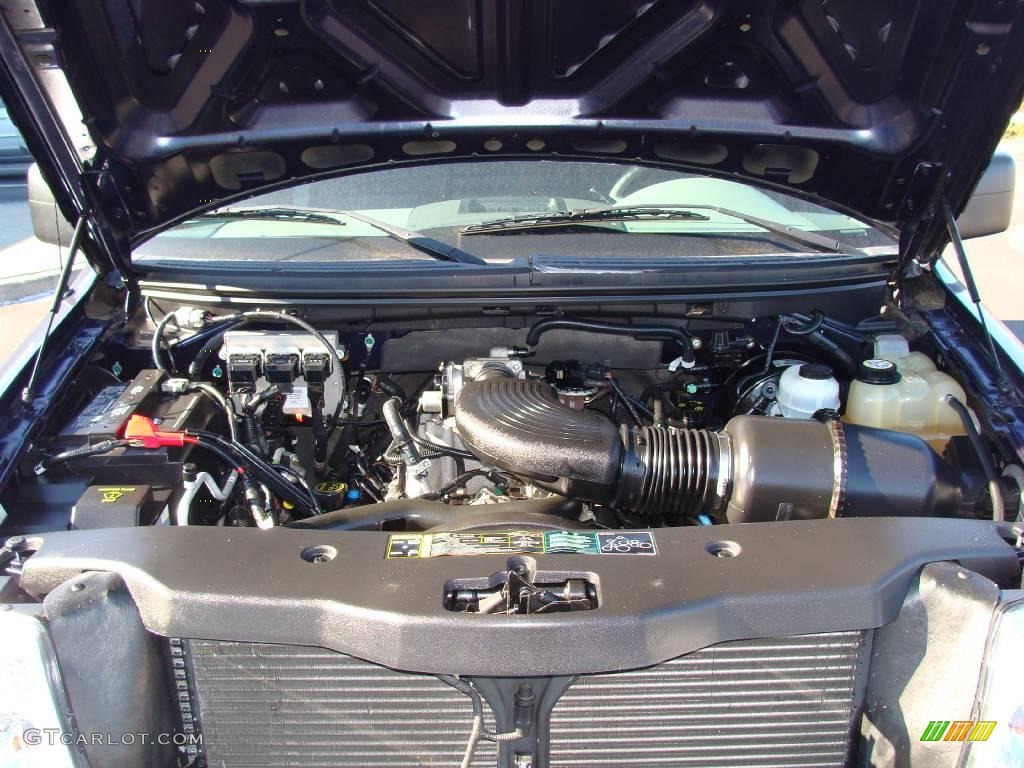2004 F150 XLT Regular Cab 4x4 - True Blue Metallic / Dark Flint photo #21