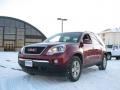 2007 Red Jewel Tintcoat GMC Acadia SLT AWD  photo #2