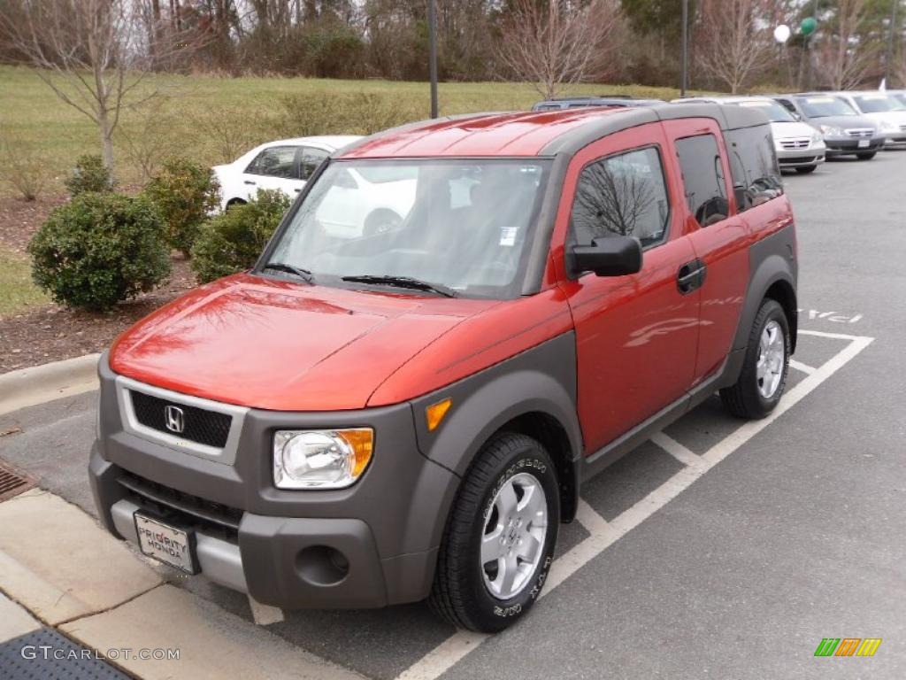 Sunset Orange Pearl Honda Element