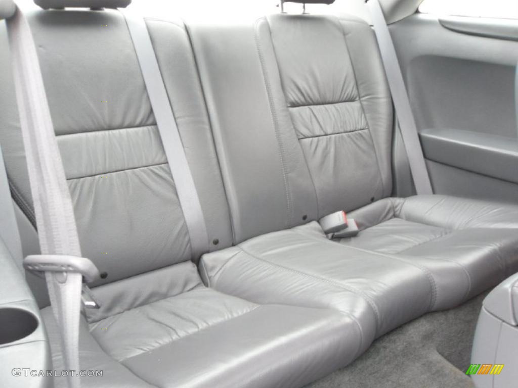 2006 Accord EX-L Coupe - Alabaster Silver Metallic / Gray photo #14