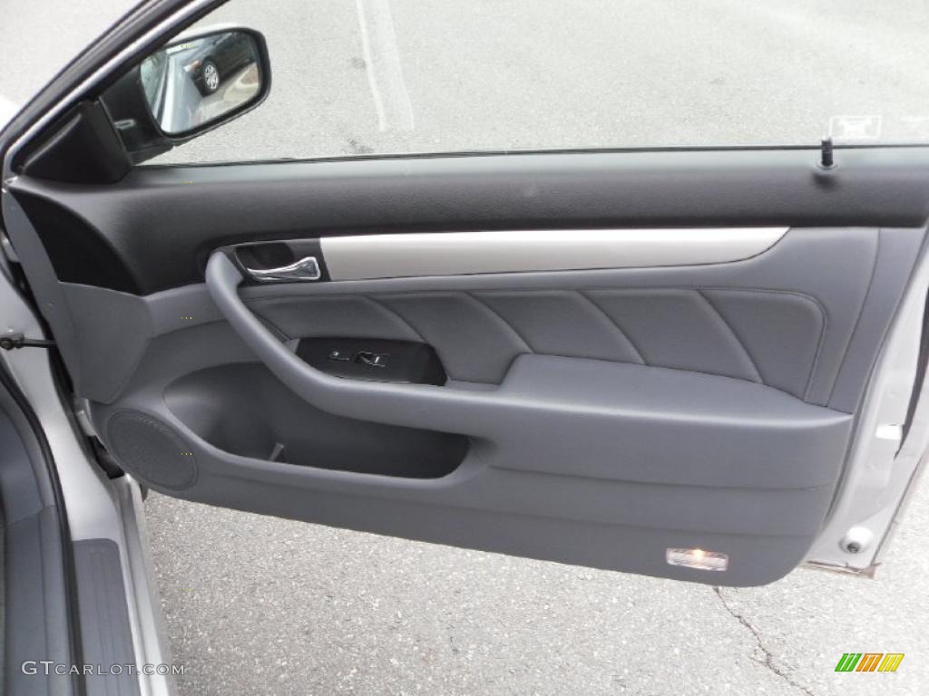 2006 Accord EX-L Coupe - Alabaster Silver Metallic / Gray photo #17