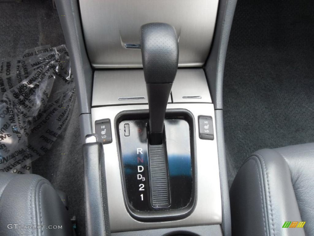 2006 Accord EX-L Coupe - Alabaster Silver Metallic / Gray photo #22