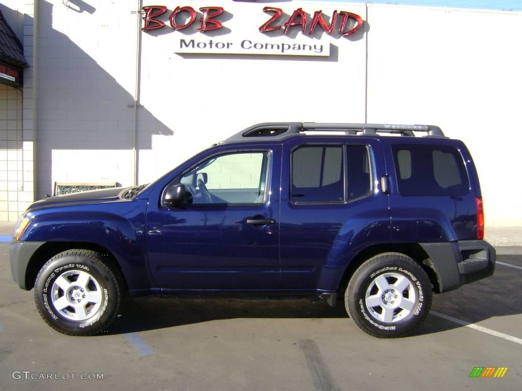 2007 Xterra S - Midnight Blue Metallic / Steel/Graphite photo #5