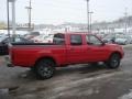 2004 Aztec Red Nissan Frontier XE V6 Crew Cab 4x4  photo #5