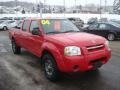 2004 Aztec Red Nissan Frontier XE V6 Crew Cab 4x4  photo #6