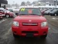 2004 Aztec Red Nissan Frontier XE V6 Crew Cab 4x4  photo #11