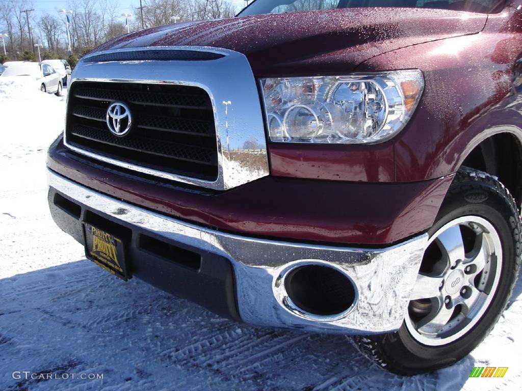 2007 Tundra SR5 Double Cab - Salsa Red Pearl / Beige photo #9