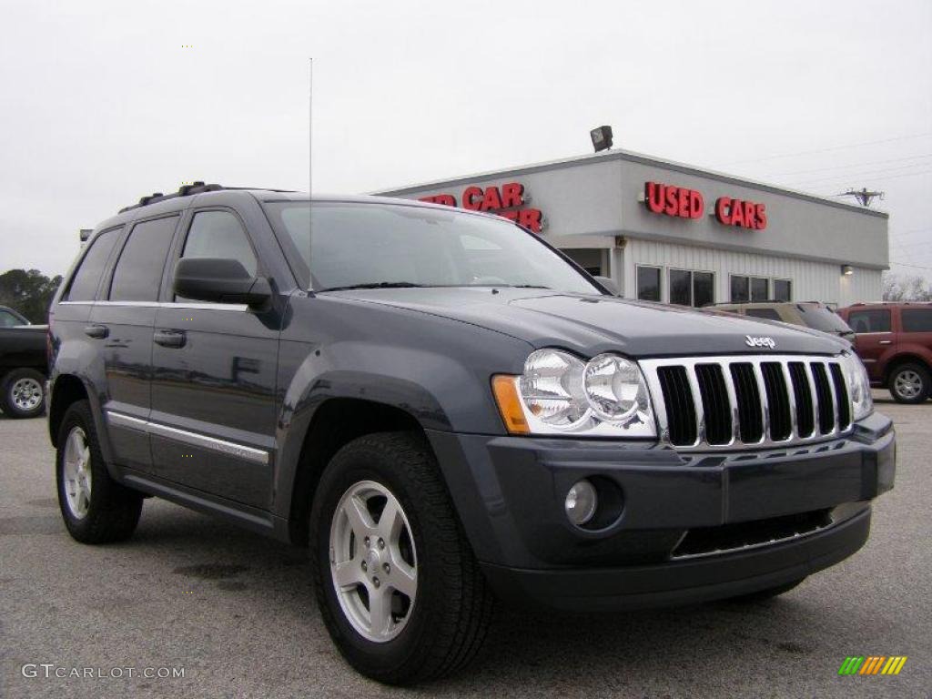 2007 Grand Cherokee Limited - Steel Blue Metallic / Dark Khaki/Light Graystone photo #1