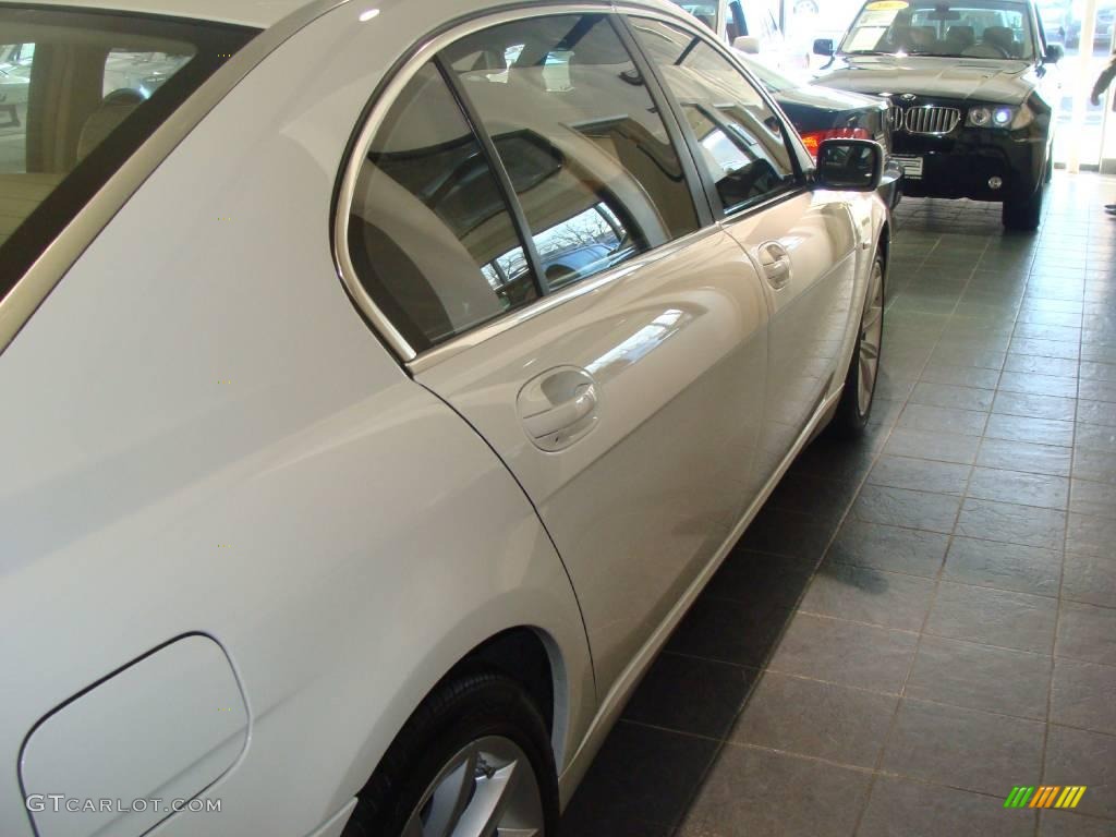 2007 7 Series 750Li Sedan - Alpine White / Beige photo #2