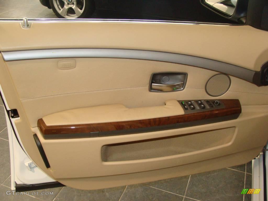 2007 7 Series 750Li Sedan - Alpine White / Beige photo #8