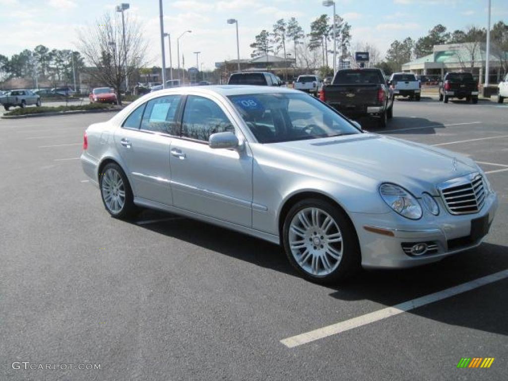 2008 E 350 Sedan - Iridium Silver Metallic / Ash photo #1