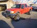 Red - F250 Super Duty XLT Super Crew 4x4 Photo No. 2