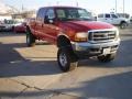 Red - F250 Super Duty XLT Super Crew 4x4 Photo No. 4