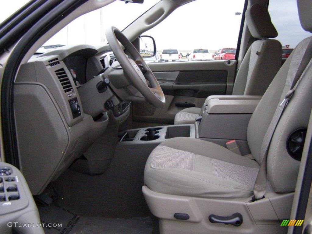 2008 Ram 1500 Lone Star Edition Quad Cab - Light Khaki Metallic / Medium Slate Gray photo #9