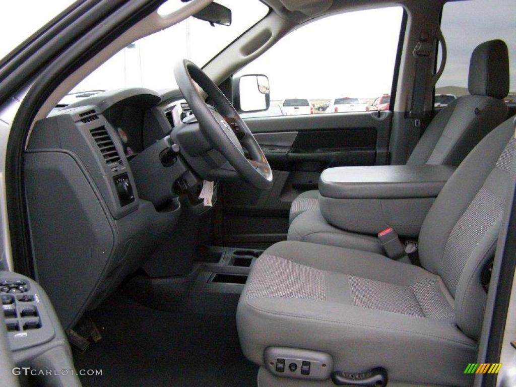 Medium Slate Gray Interior 2007 Dodge Ram 2500 SLT Mega Cab 4x4 Photo #25714552