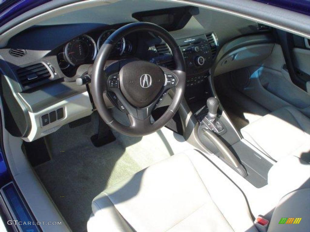 2009 TSX Sedan - Vortex Blue Pearl / Taupe photo #9